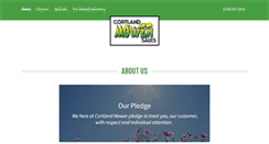 Desktop Screenshot of cortlandmower.com